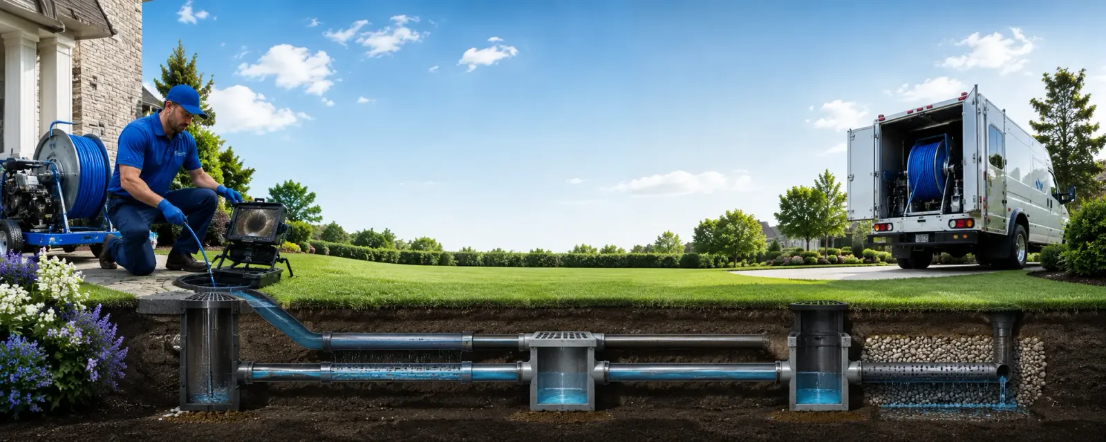 Outdoor drain cleaning information for Mason City, NE